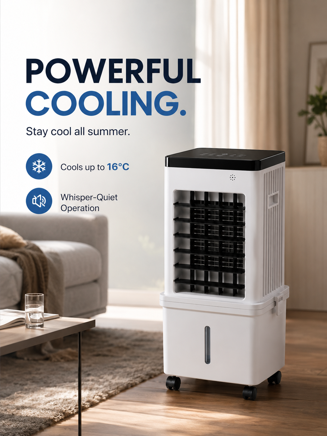 Frisoria 3-en-1 — Climatiseur Ultra Silencieux 60 dB