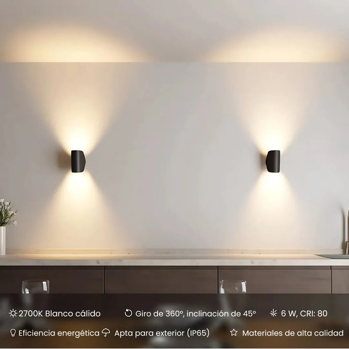 Polaris | lámpara de pared