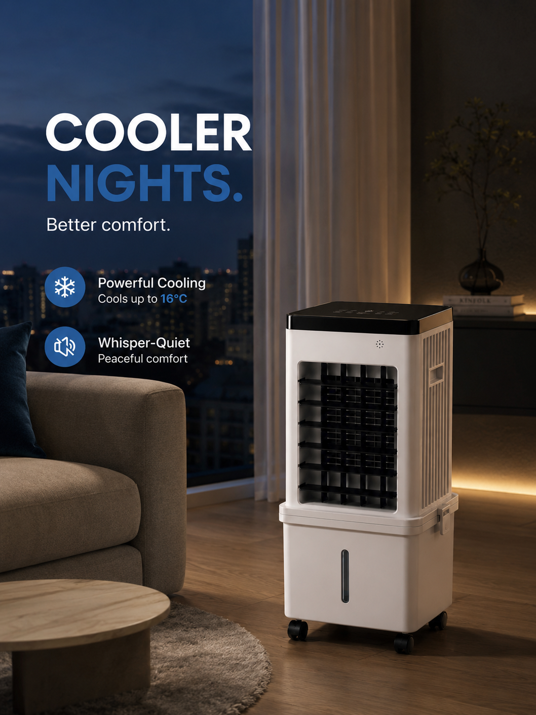 Frisoria Pro — Climatiseur Silencieux 9000 BTU 4-en-1