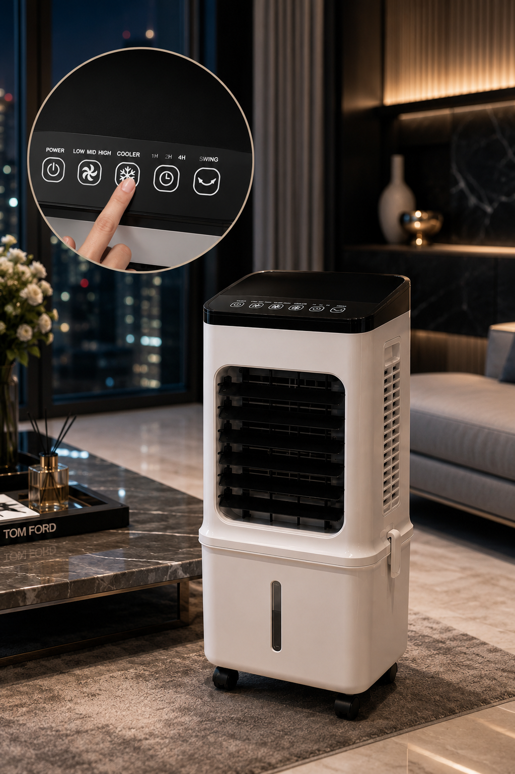 Frisoria Deluxe — Climatiseur Portable 4-en-1 avec Télécommande