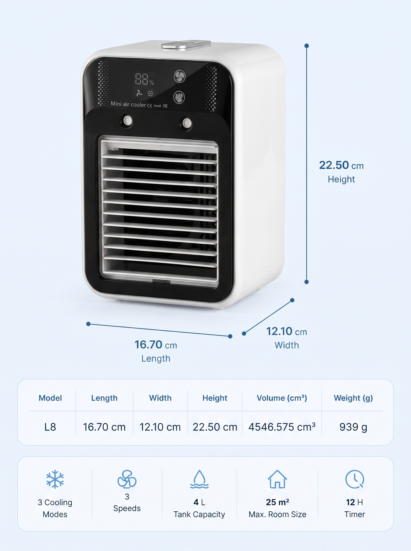 Frisoria Compact Silencieux — Climatiseur Chambre d'Été